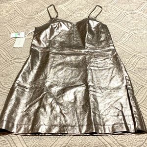 1 STATE dress. Faux Leather. NWT